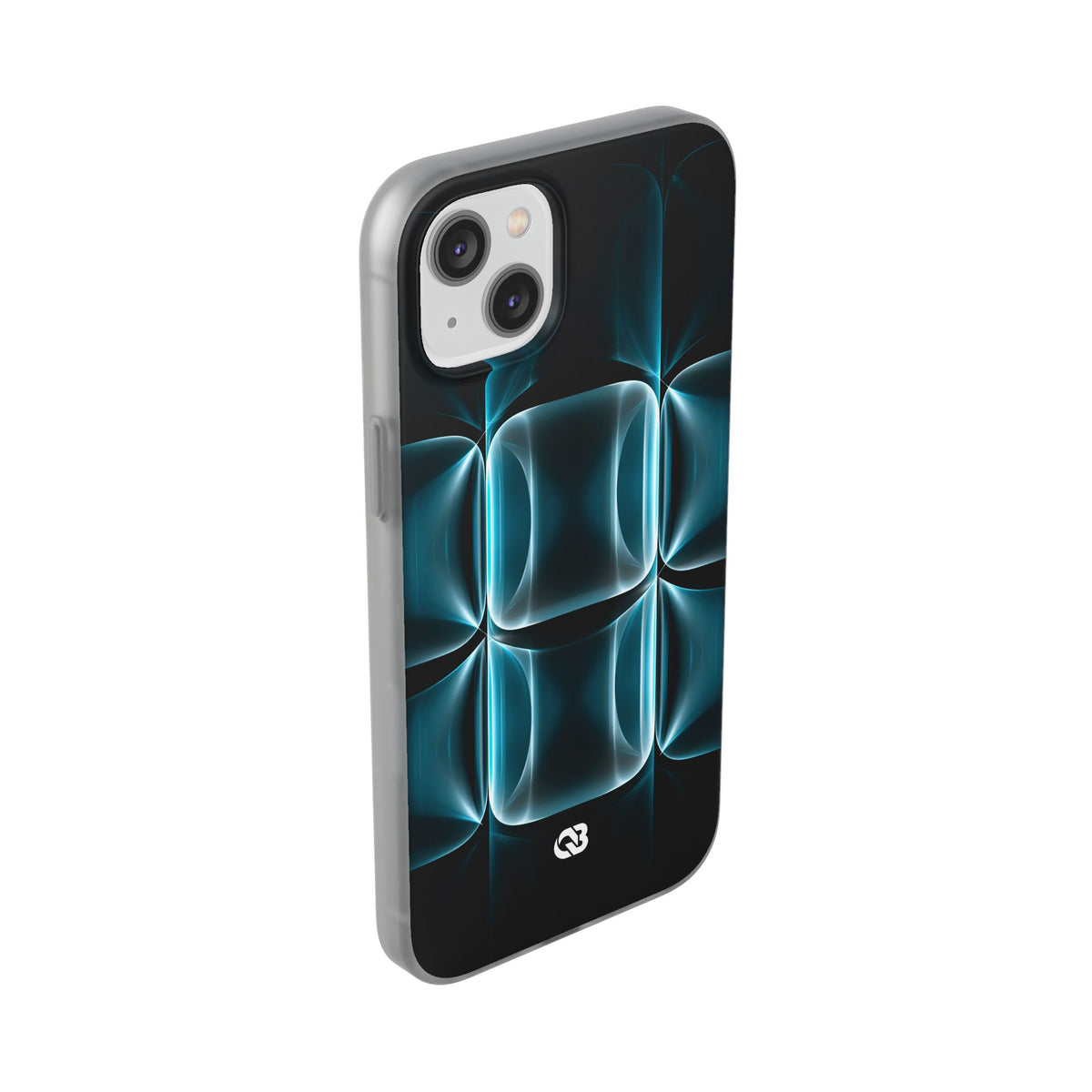 Cyan Core Matrix · Lite Phone Case for iPhone ·  Blue
