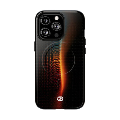 Luminous Refraction Grid · Tough 2.0 Magnetic Phone Case for iPhone · Black