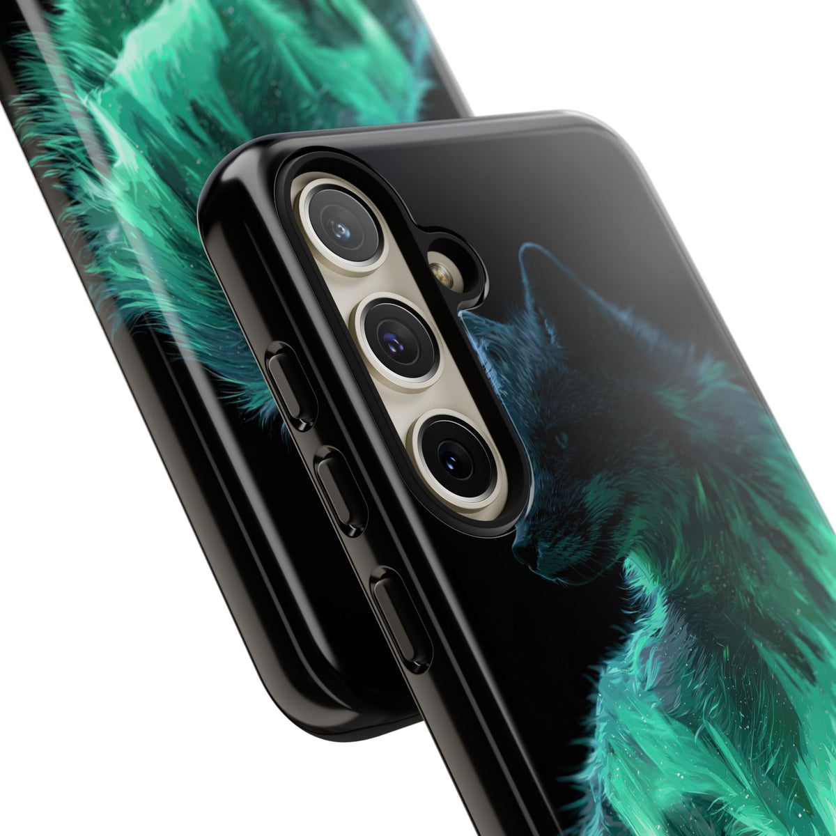 Nordic Aurora Fox · Tough Phone Case for Samsung · Teal