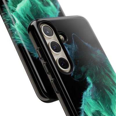 Nordic Aurora Fox · Tough Phone Case for Samsung · Teal