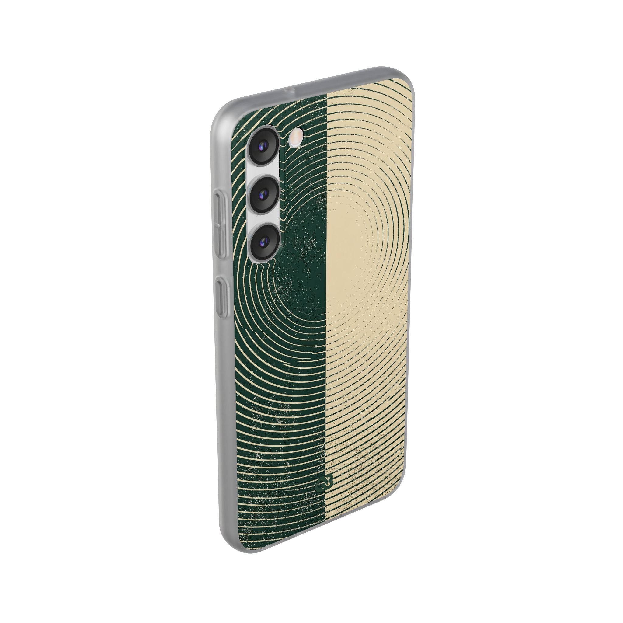 Green Lite Phone Case for Samsung - Evergreen Split Grain