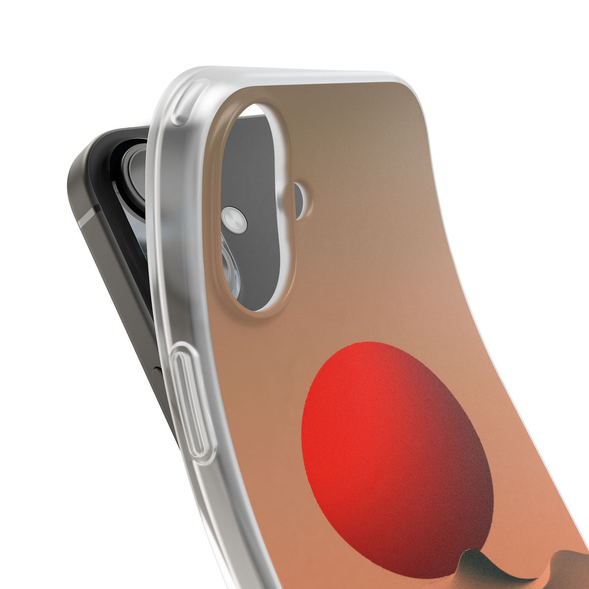 Crimson Sol Ridge · Lite Phone Case for iPhone ·  Red