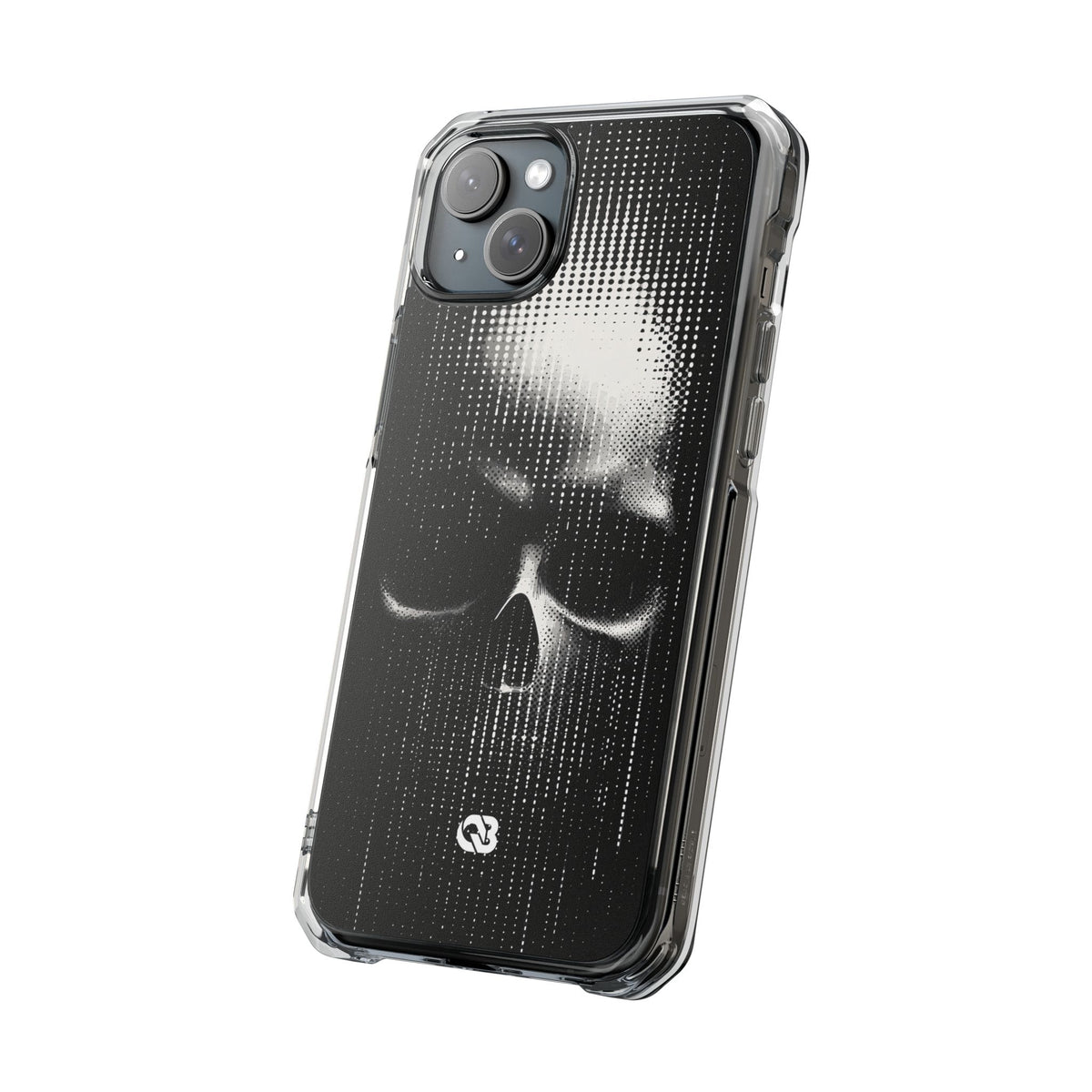 Raster Phantom · Clear Impact Magnetic Phone Case for iPhone ·  Black