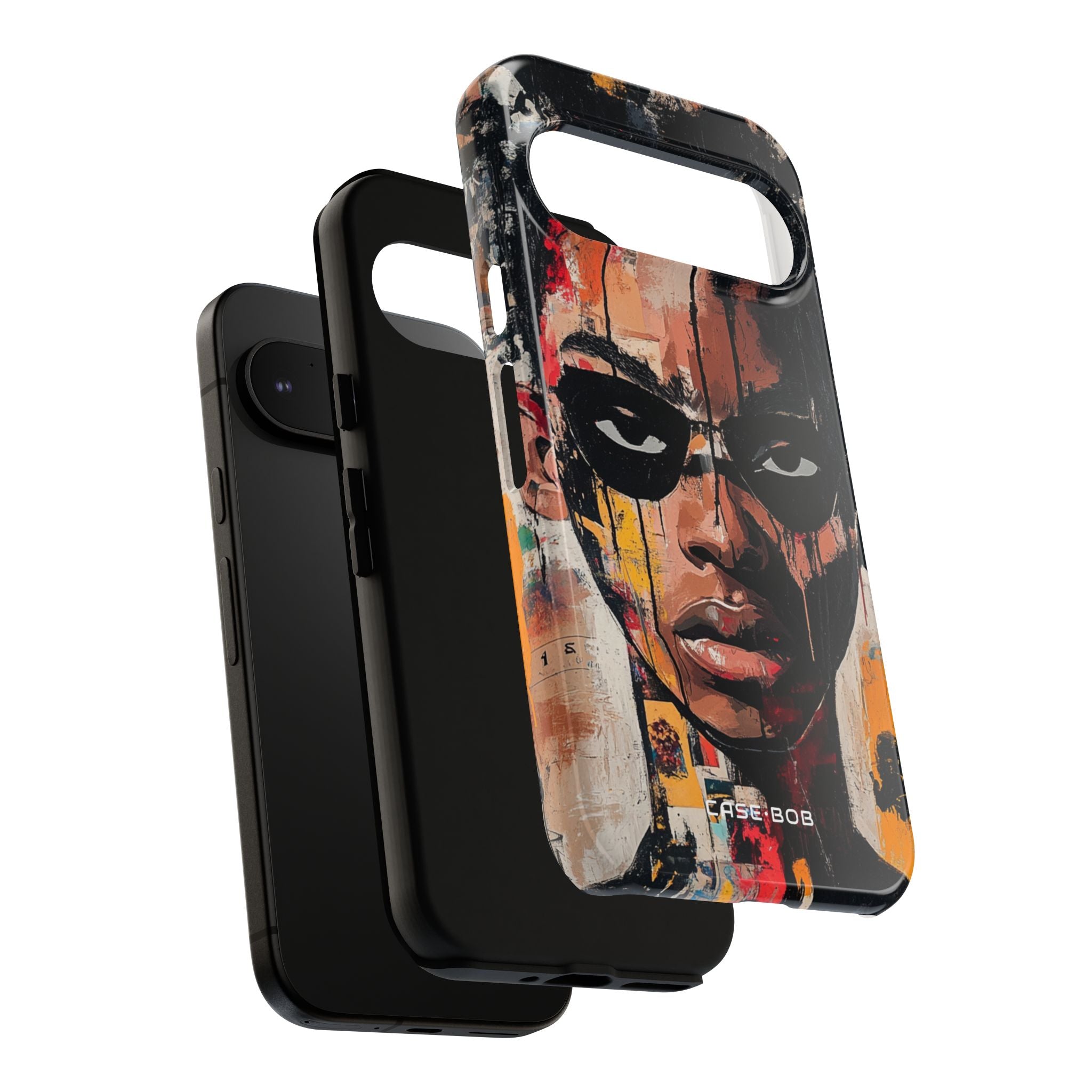 Masked Portrait Drips Google Pixel 9 Case - Tough