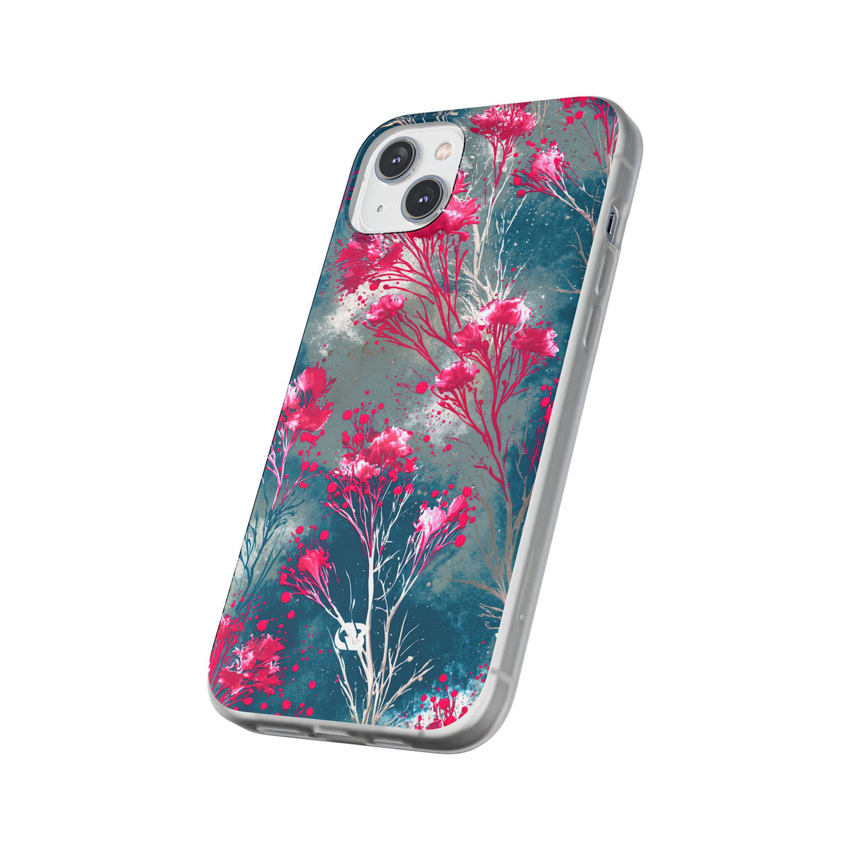 Cyber Blossom · Lite Phone Case for iPhone ·  Teal
