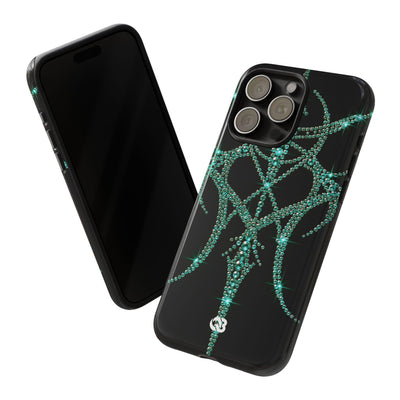 Teal Cyber Sigil · Tough Phone Case for iPhone · Teal