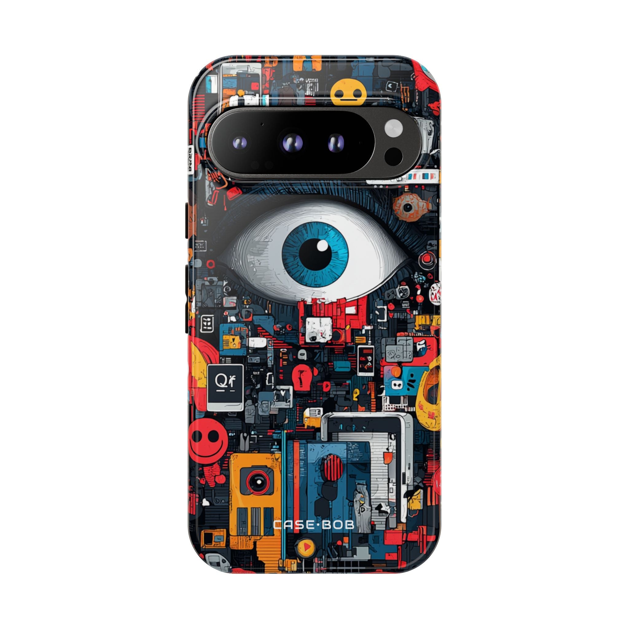 Digital Eye Blau Google Pixel 9 Pro Case - Tough