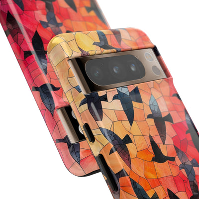 Ember Mosaic Wings · Tough Coque de téléphone pour Google Pixel