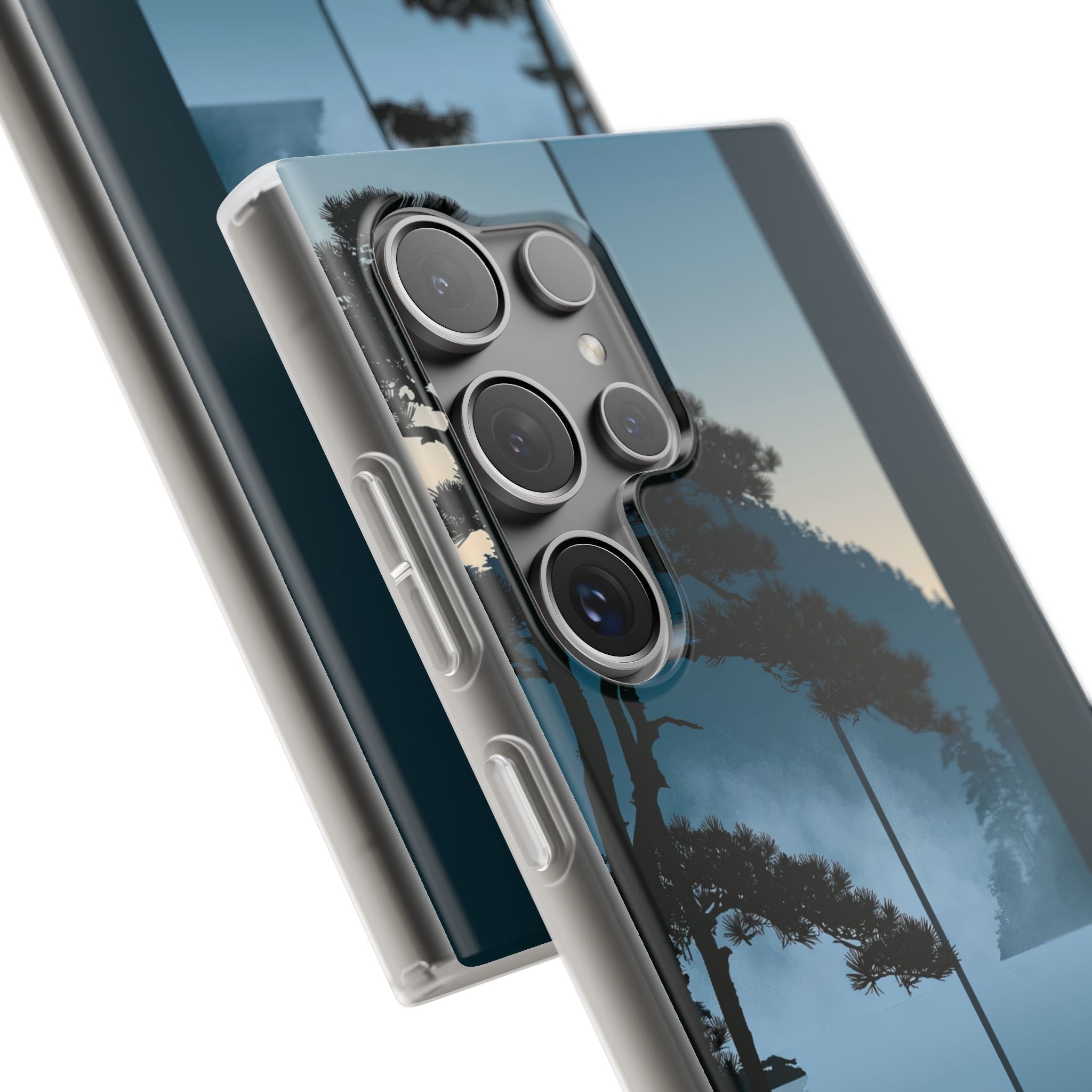 Blue Lite Phone Case for Samsung - Kyoto Mist Pine