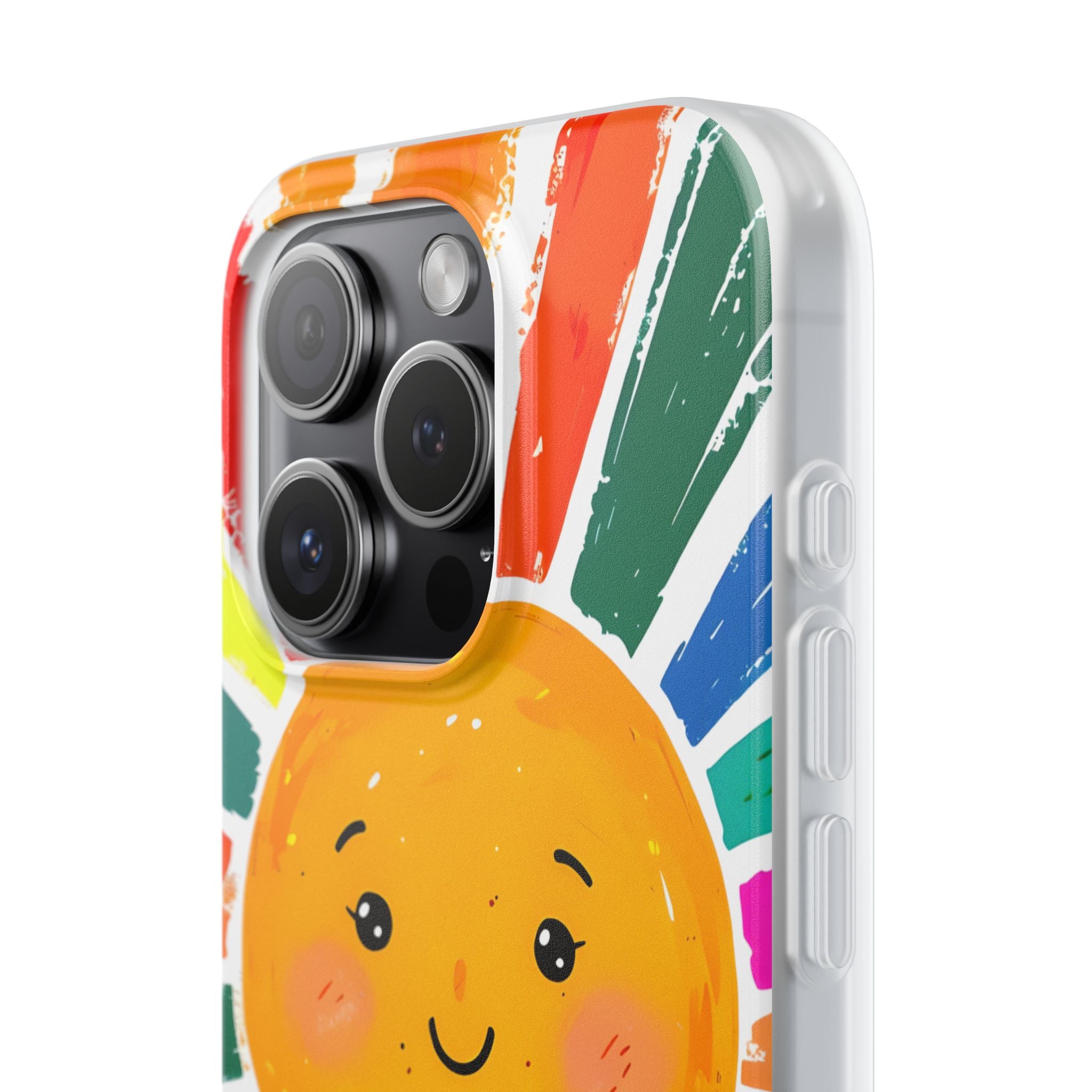 Vibrant Solar Smile · Soft Phone Case for iPhone