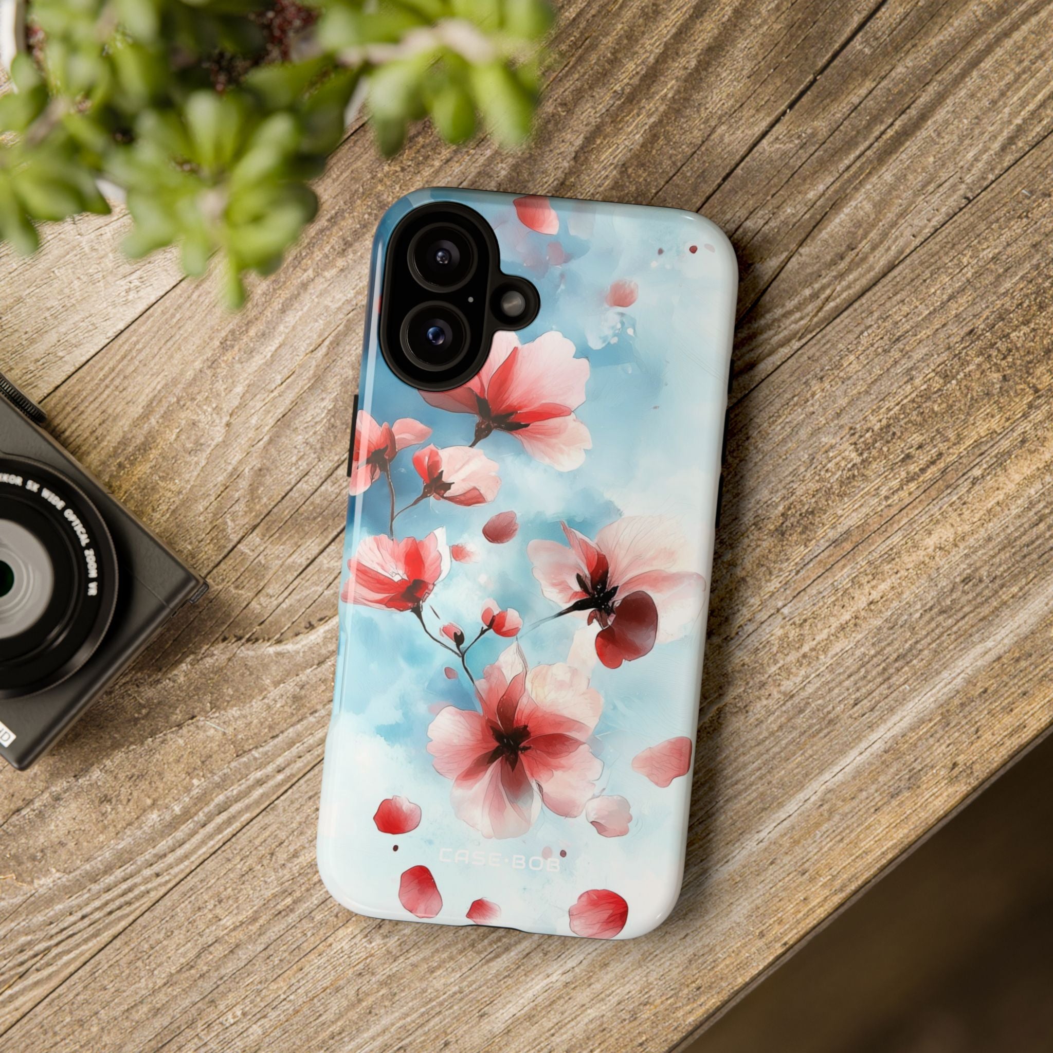 Pink Bloom iPhone 16 Plus Case - Tough