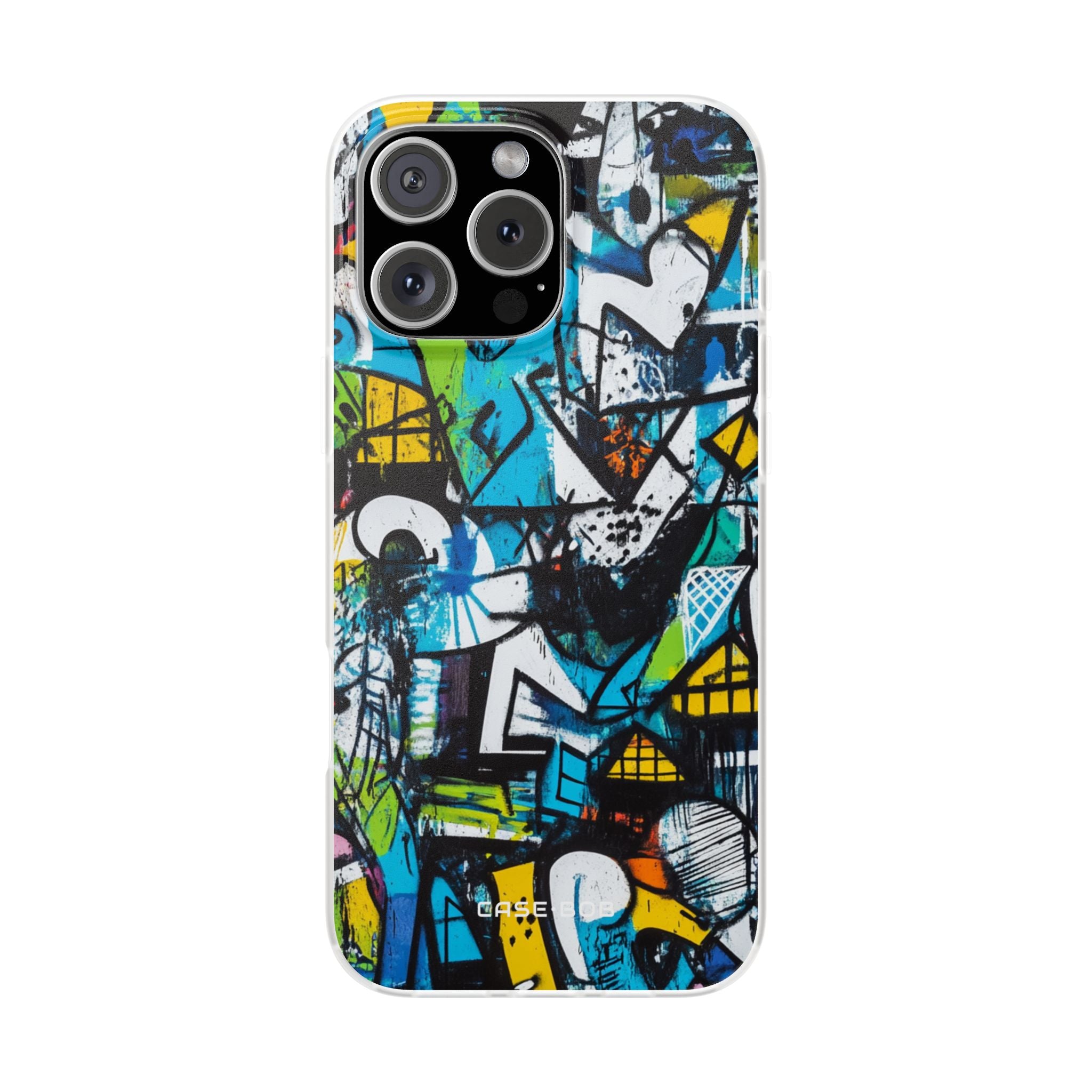 Weißes Ripple Drift iPhone 16 Pro Max Case - Soft