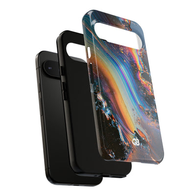 Prismatic Aura Flow · Tough Phone Case for Pixel ·  Blue