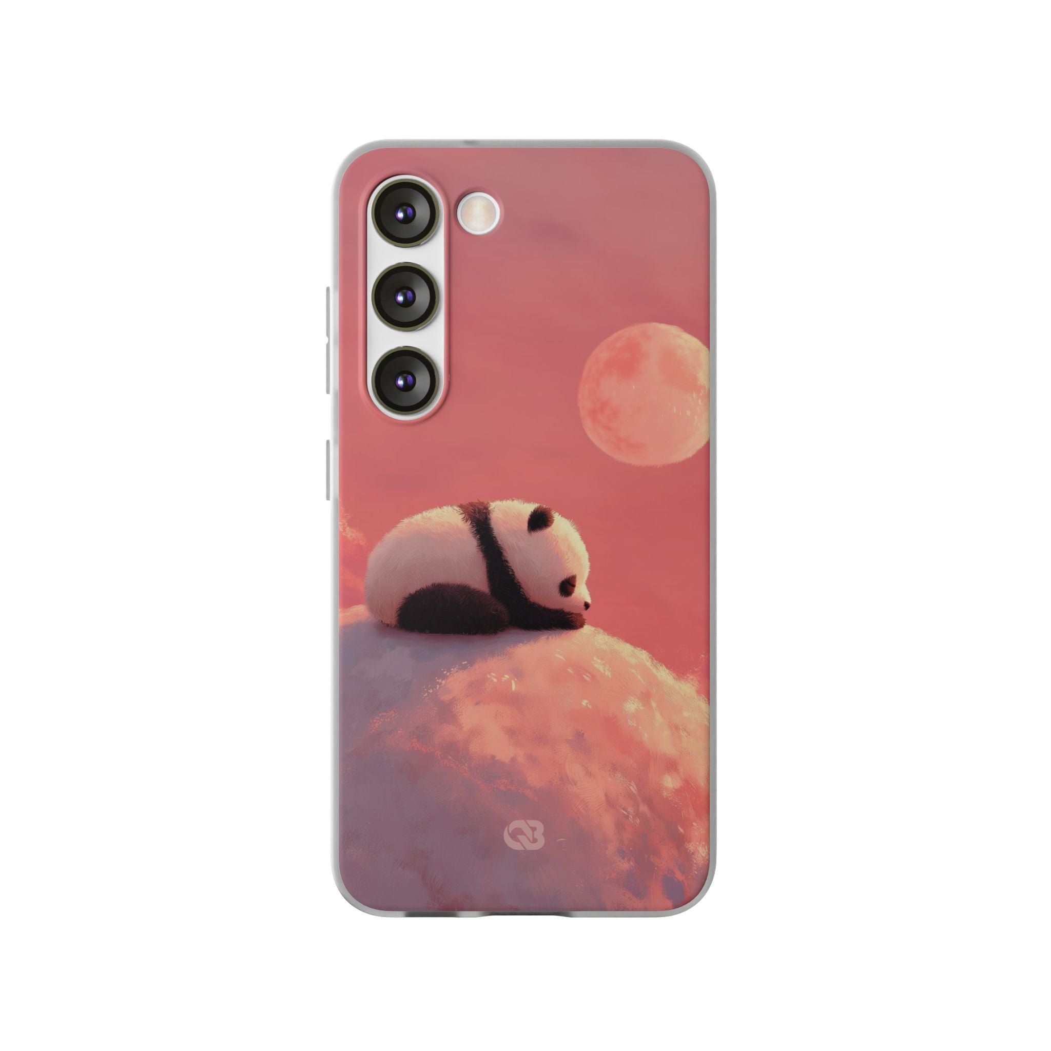 Rose Moon Panda · Soft Phone Case for Samsung