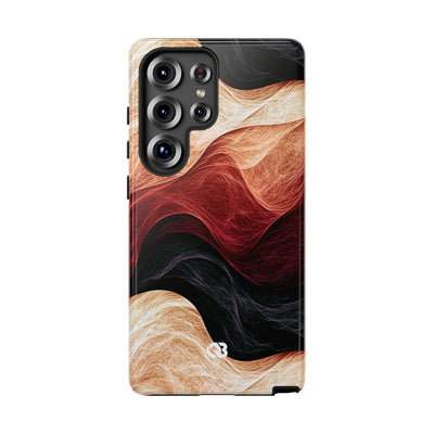 Ember Wave Dispersion · Tough Phone Case for Samsung · Red