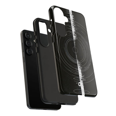 Black Tough Phone Case for Samsung - Obsidian Orbital Signal