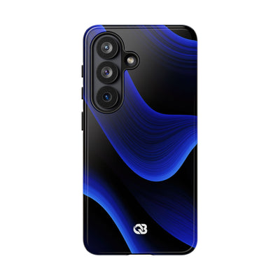 Blue Tough Phone Case for Samsung - Electric Cobalt Flow