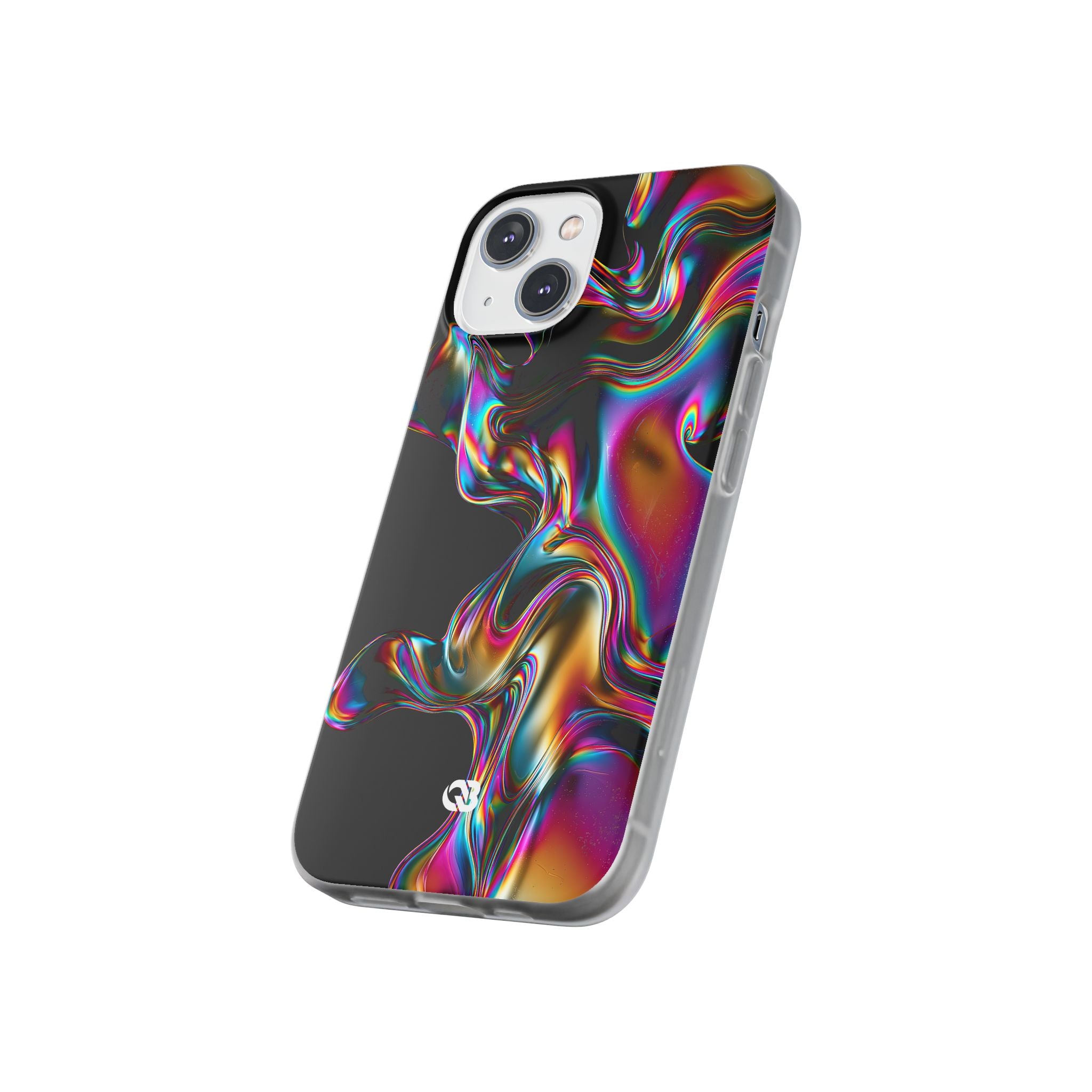 Purple Lite Phone Case for iPhone - Liquid Neon Chrome
