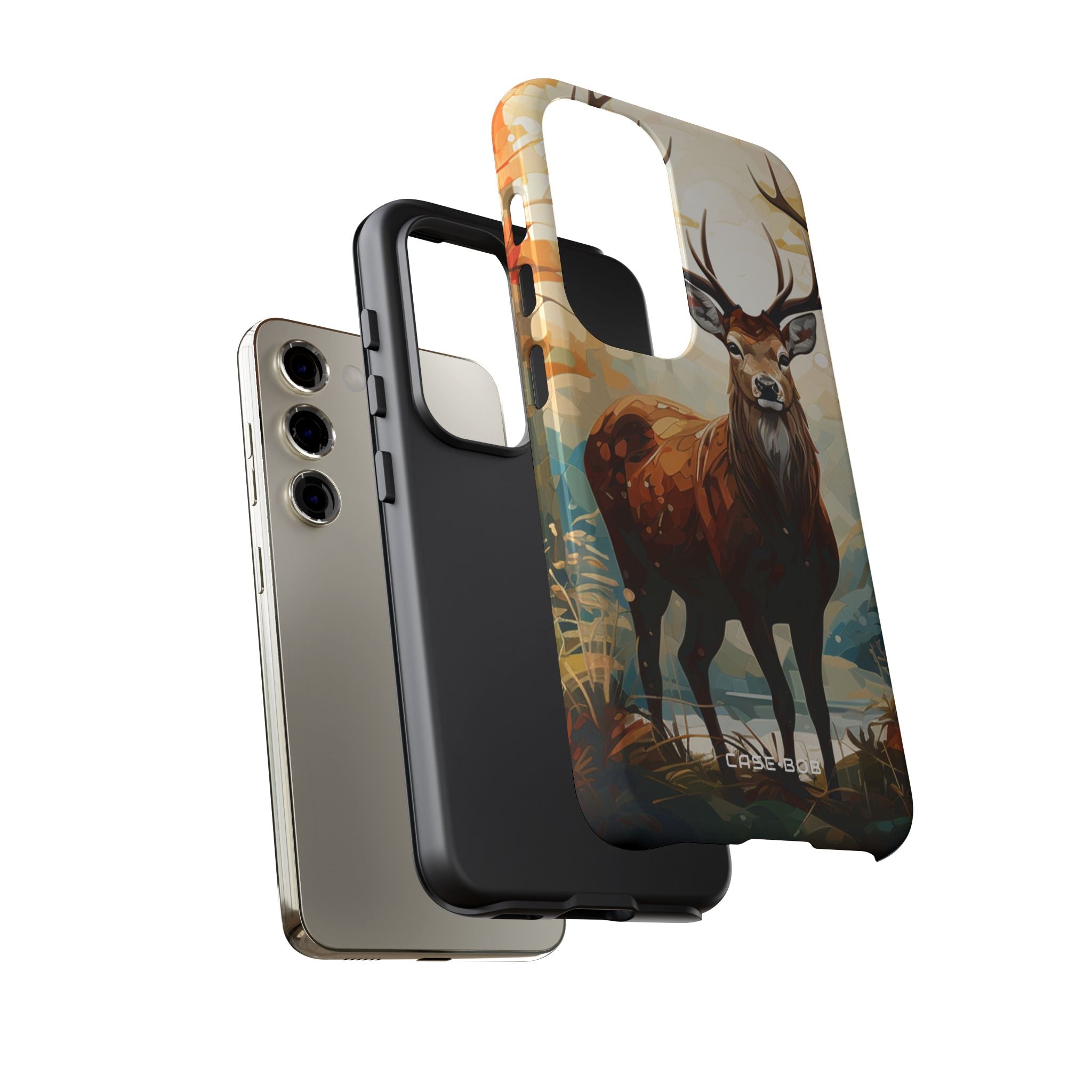 Glowing Stag Samsung S23 Case - Tough - CASE•BOB
