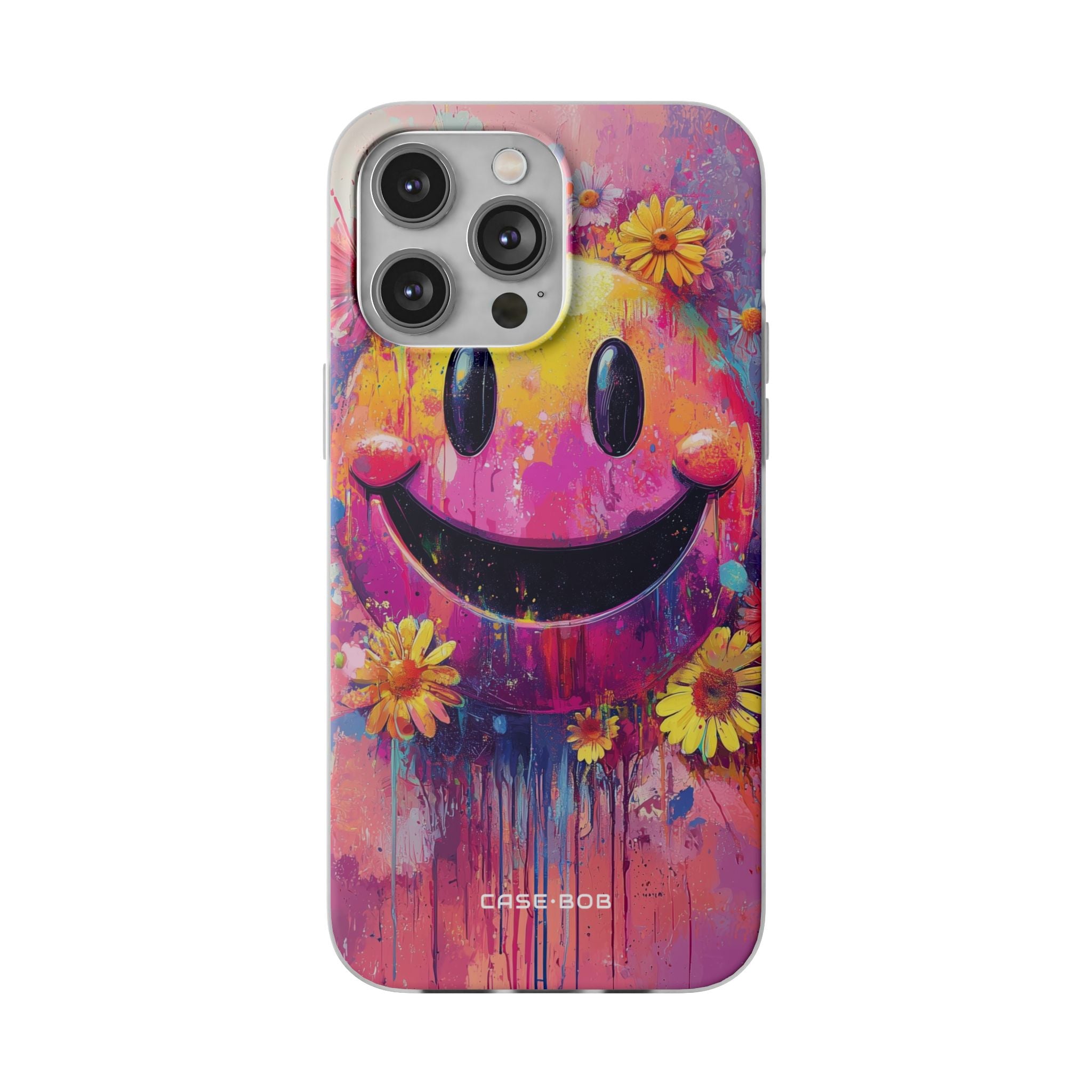 Smiley Bloom iPhone 14 Pro Max Case - Soft