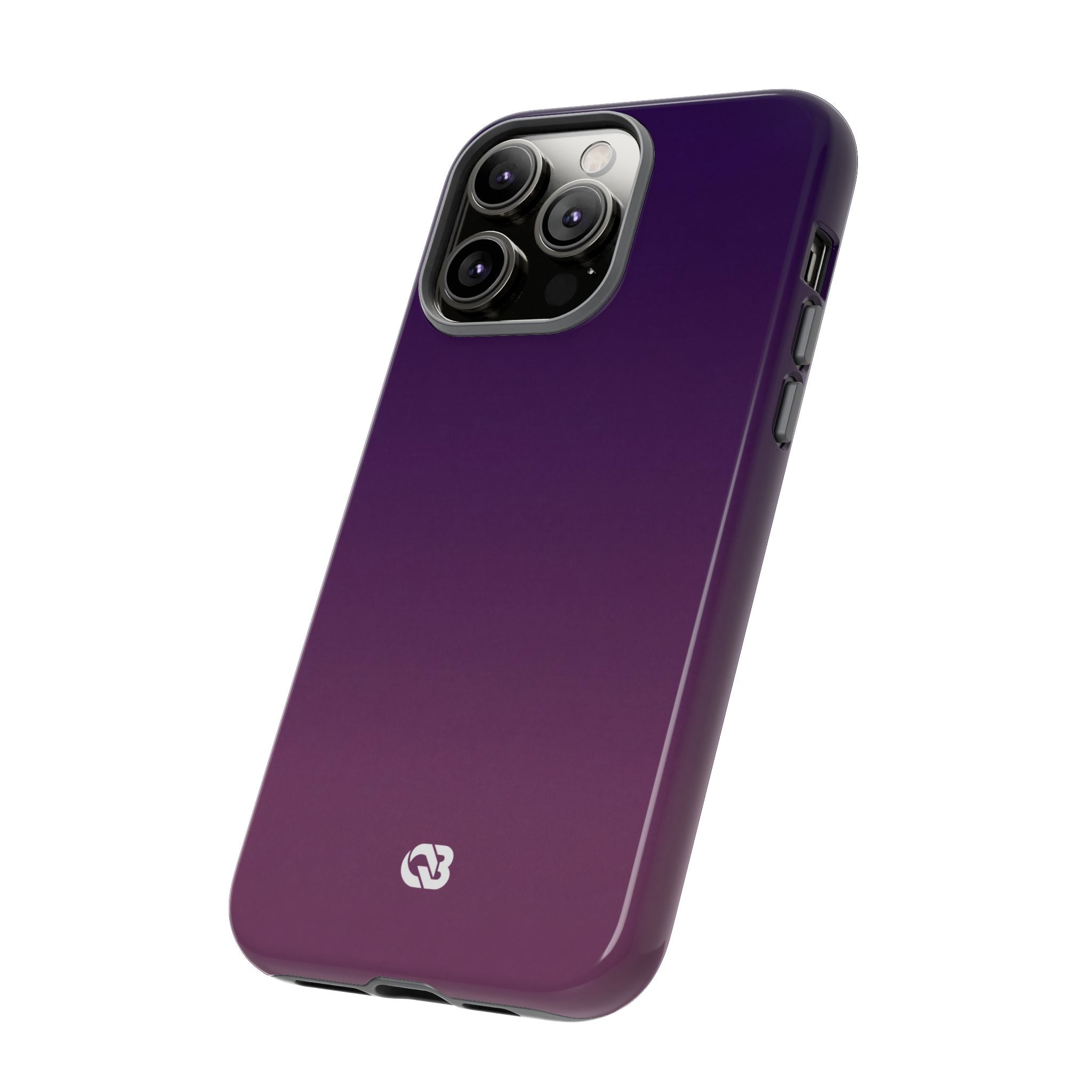 Purple Tough Phone Case for iPhone - Nocturnal Plum Fade