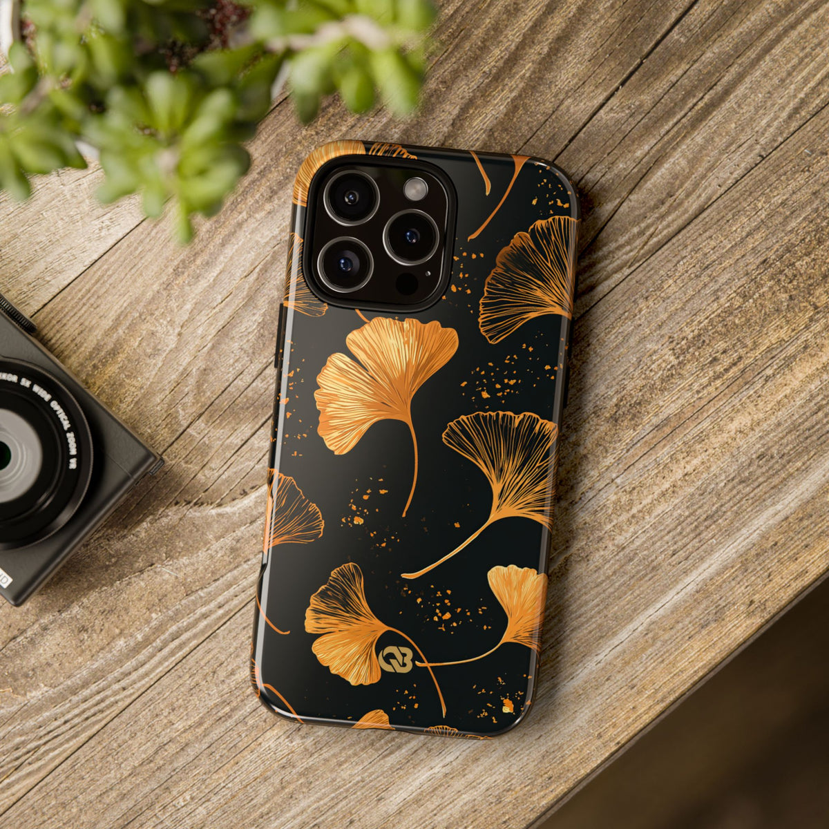 Gilded Ginkgo · Tough Phone Case for iPhone · Gold