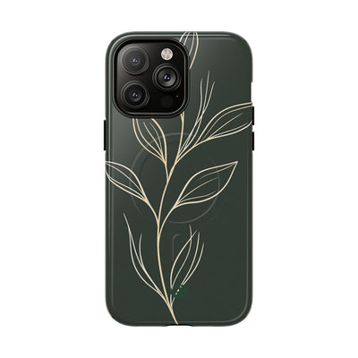 Green Tough 2.0 Magsafe Phone Case for iPhone - Deep Moss Willow