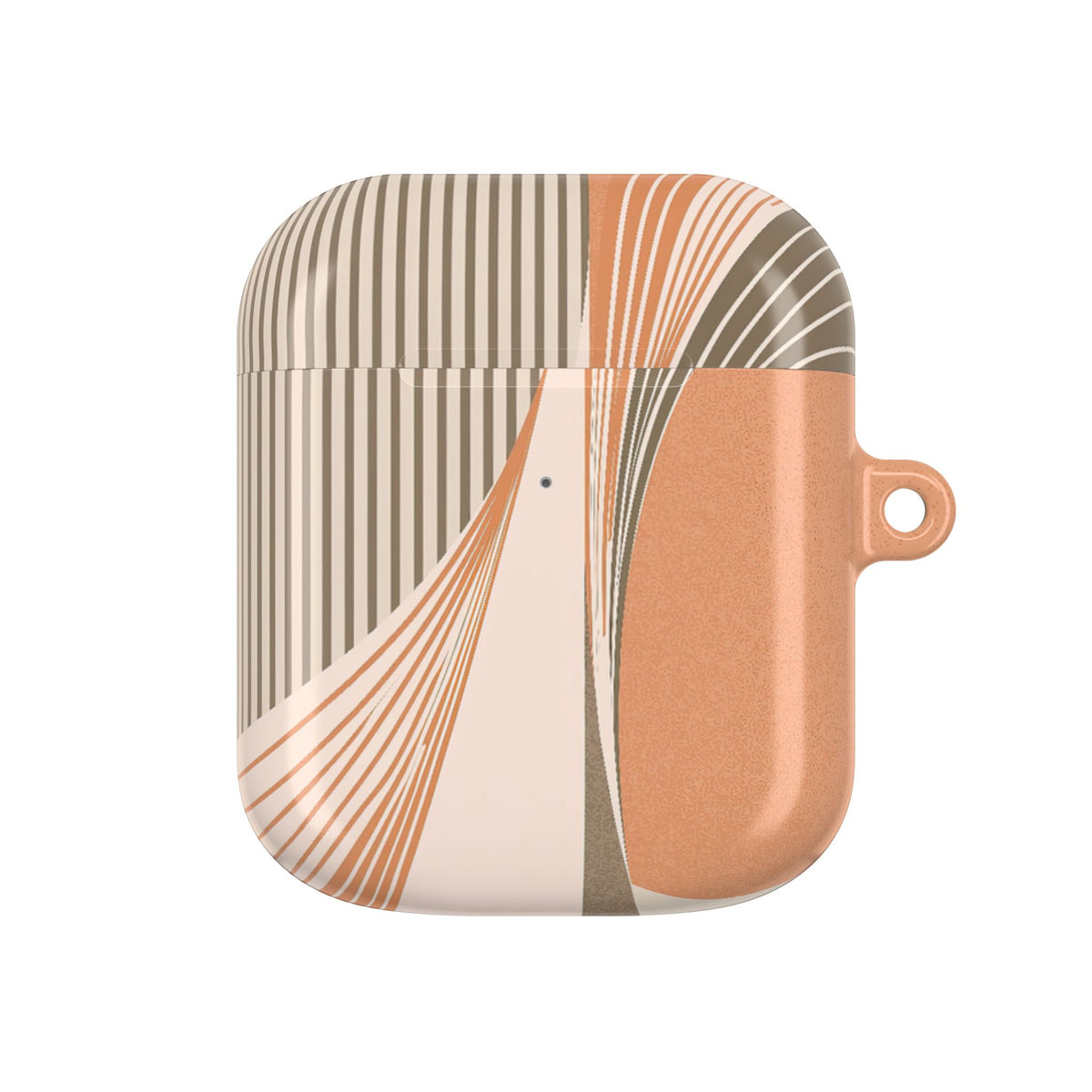 Terracotta Meridian · Hard Case for AirPods & AirPods Pro · Orange