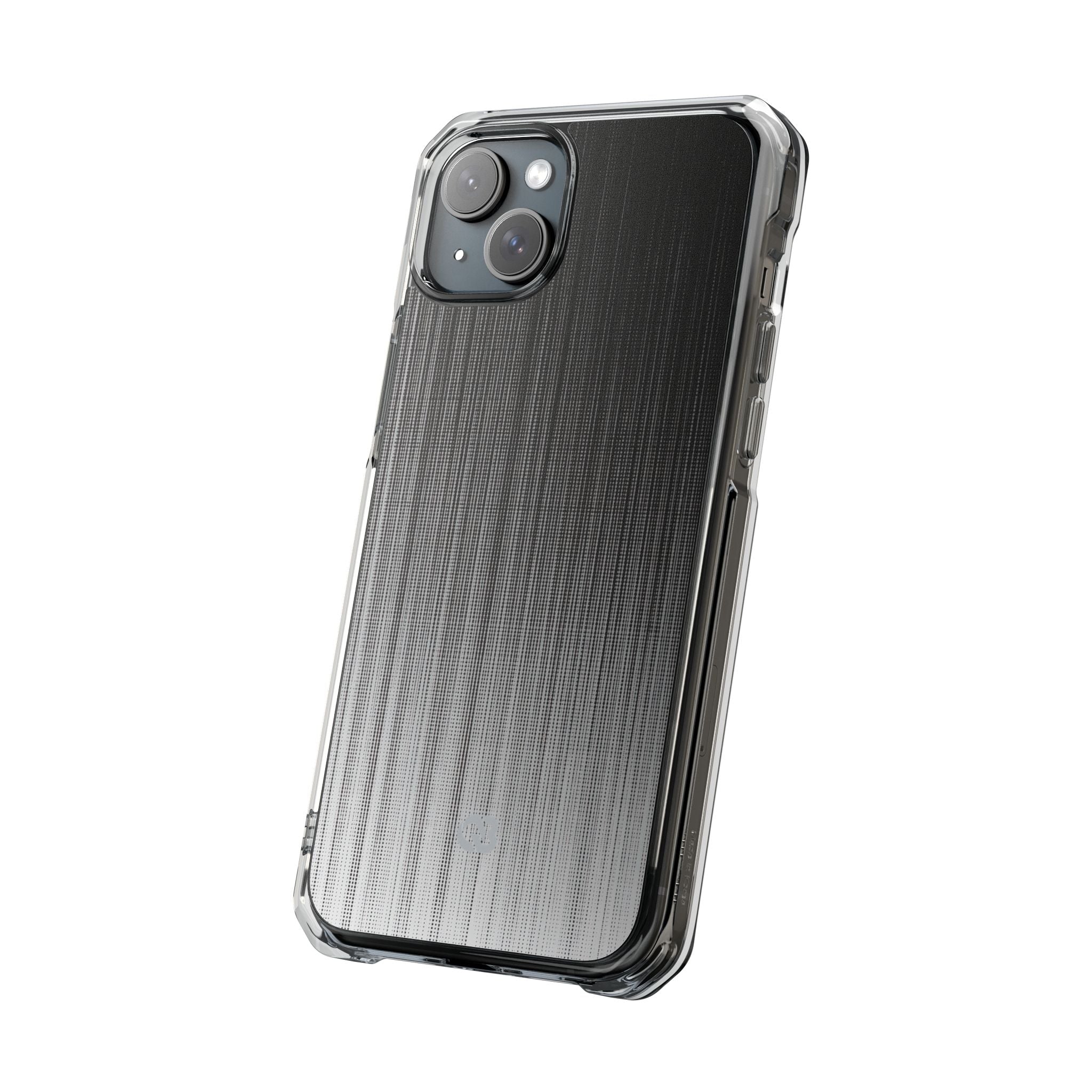 Grey Impact MagSafe Phone Case for iPhone - Static Vertical Dither