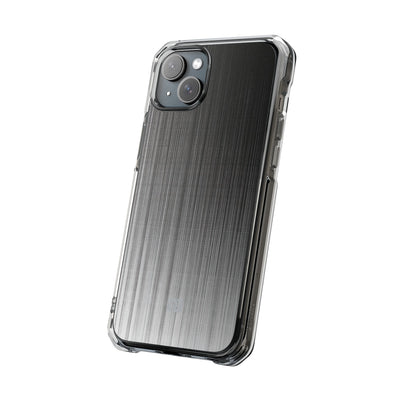 Grey Impact MagSafe Phone Case for iPhone - Static Vertical Dither