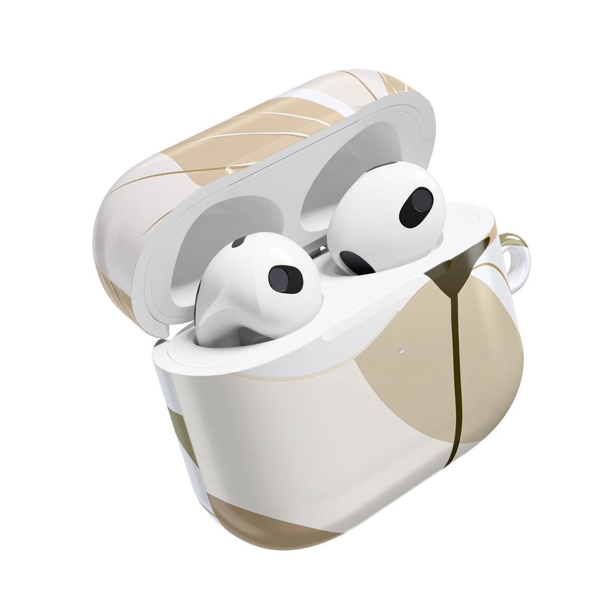 Soft Petal Bloom · Hard Case for AirPods & AirPods Pro · Beige