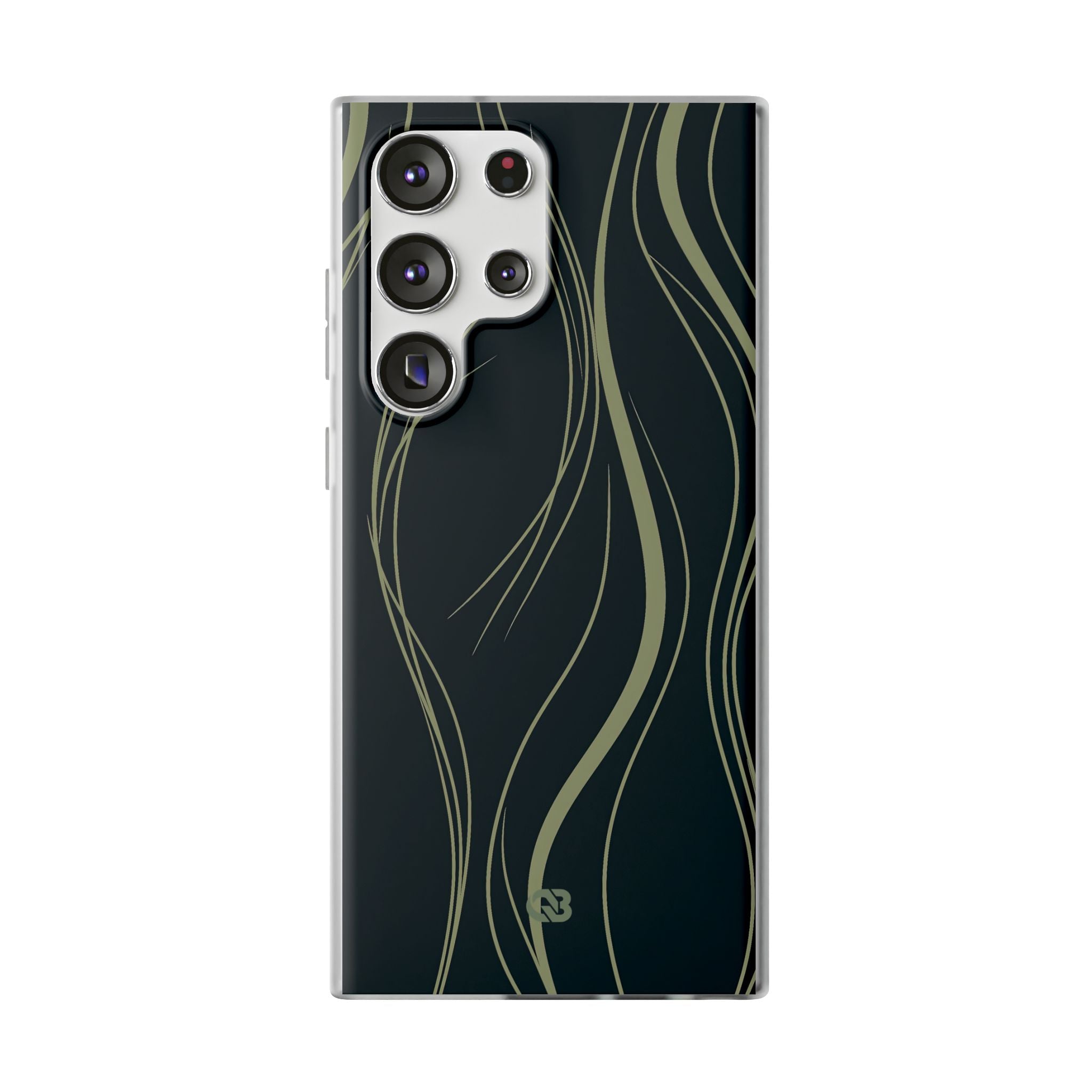 Green Lite Phone Case for Samsung - Obsidian Sage Flow
