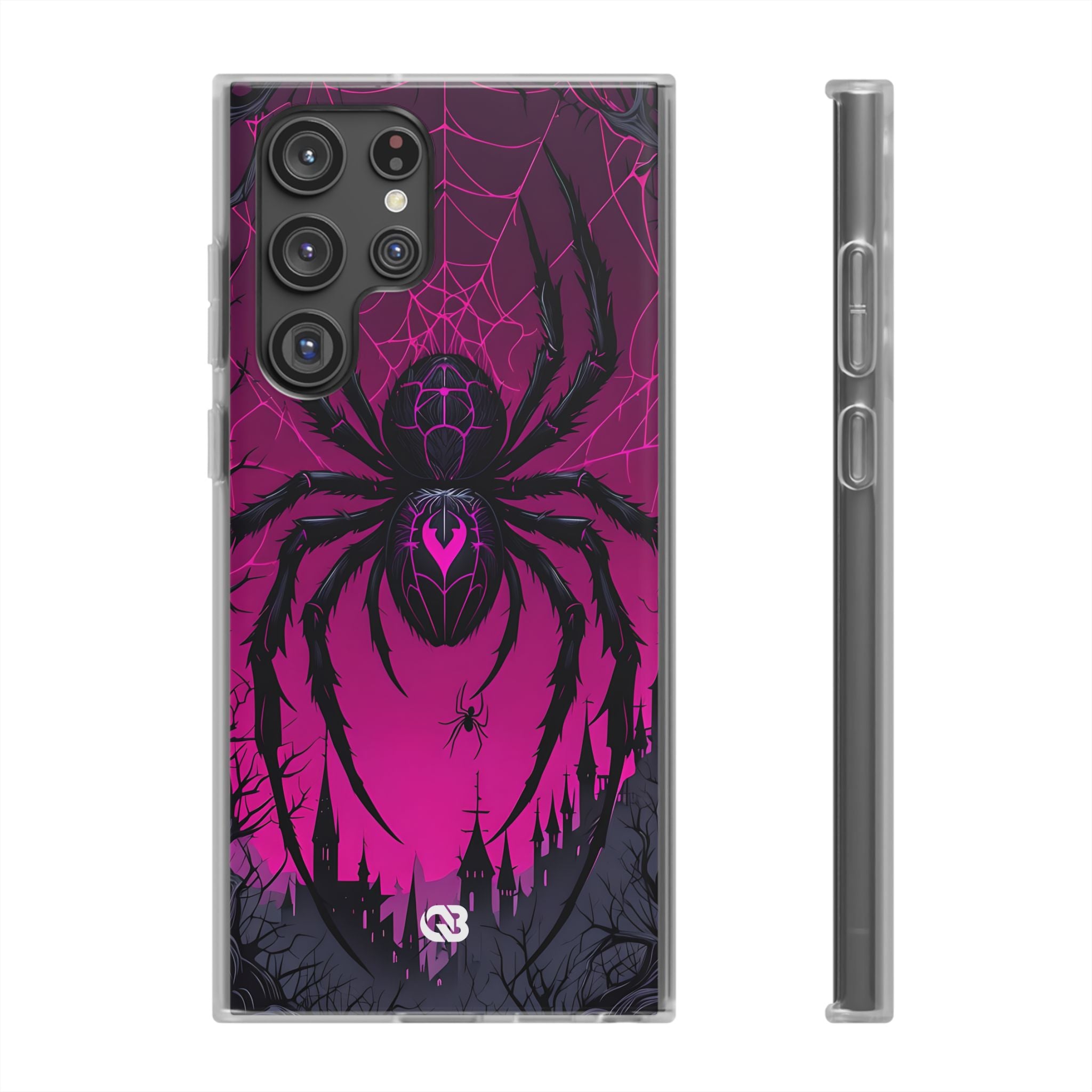Obsidian Neon Widow · Soft Custodia per Samsung