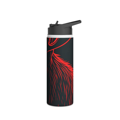 Nordic Elk · Insulated Water Bottle · Black