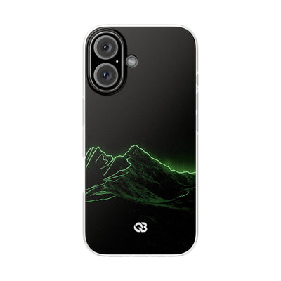 Nordic Mountain Contour · Lite Phone Case for iPhone ·  Black