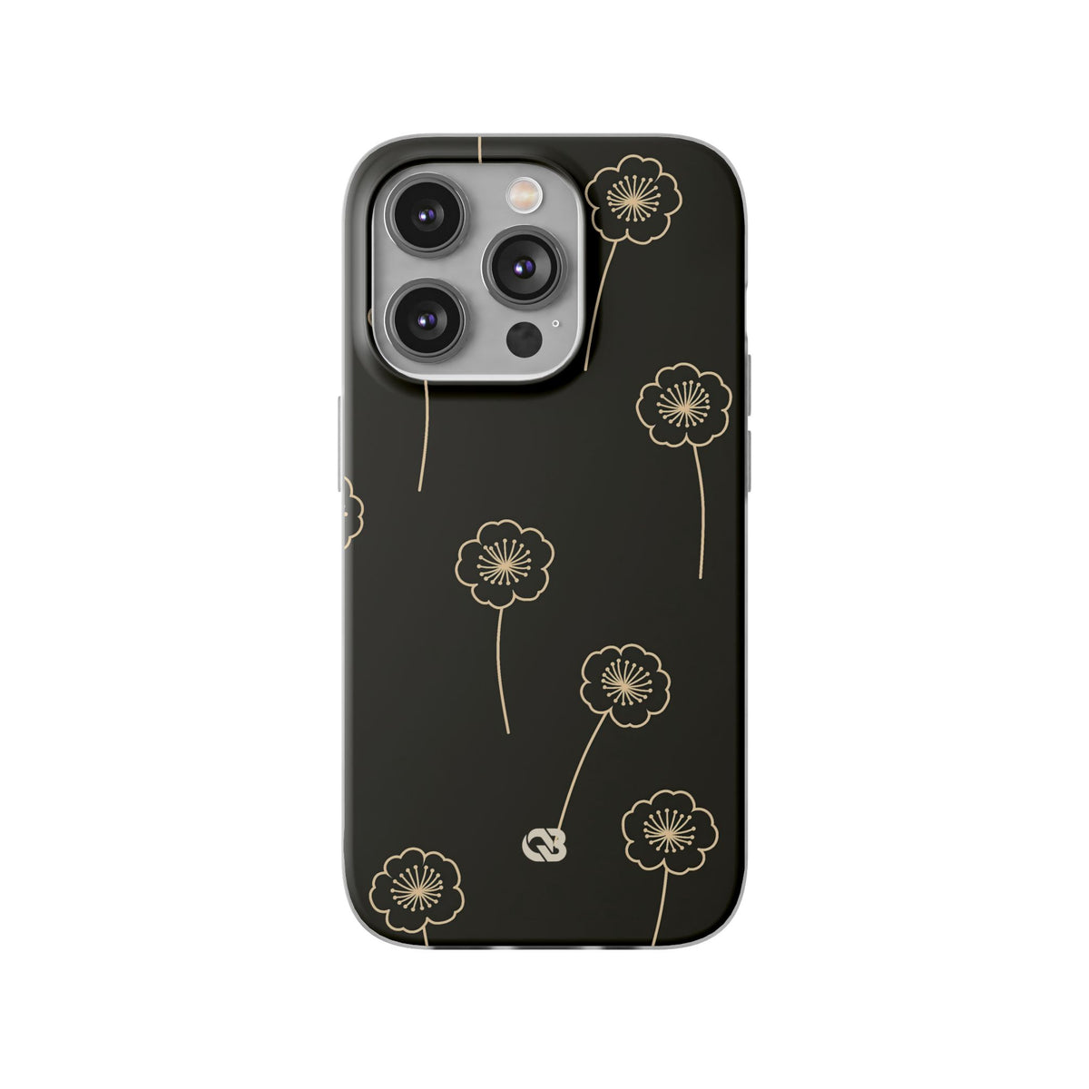 Nocturne Bloom Contours · Lite Phone Case for iPhone ·  Black