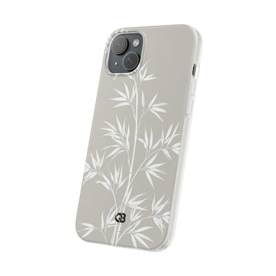 Beige Lite Phone Case for iPhone - Sandstone Bamboo Stalks