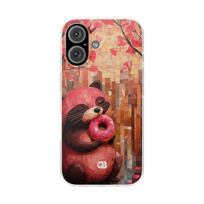 Crimson Donut Bandit · Soft Custodia per iPhone