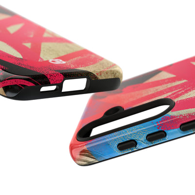 Neon Spray Tag · Tough Phone Case for Samsung · Pink