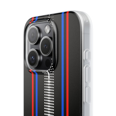 Electric Pulse Grid · Soft Phone Case for iPhone