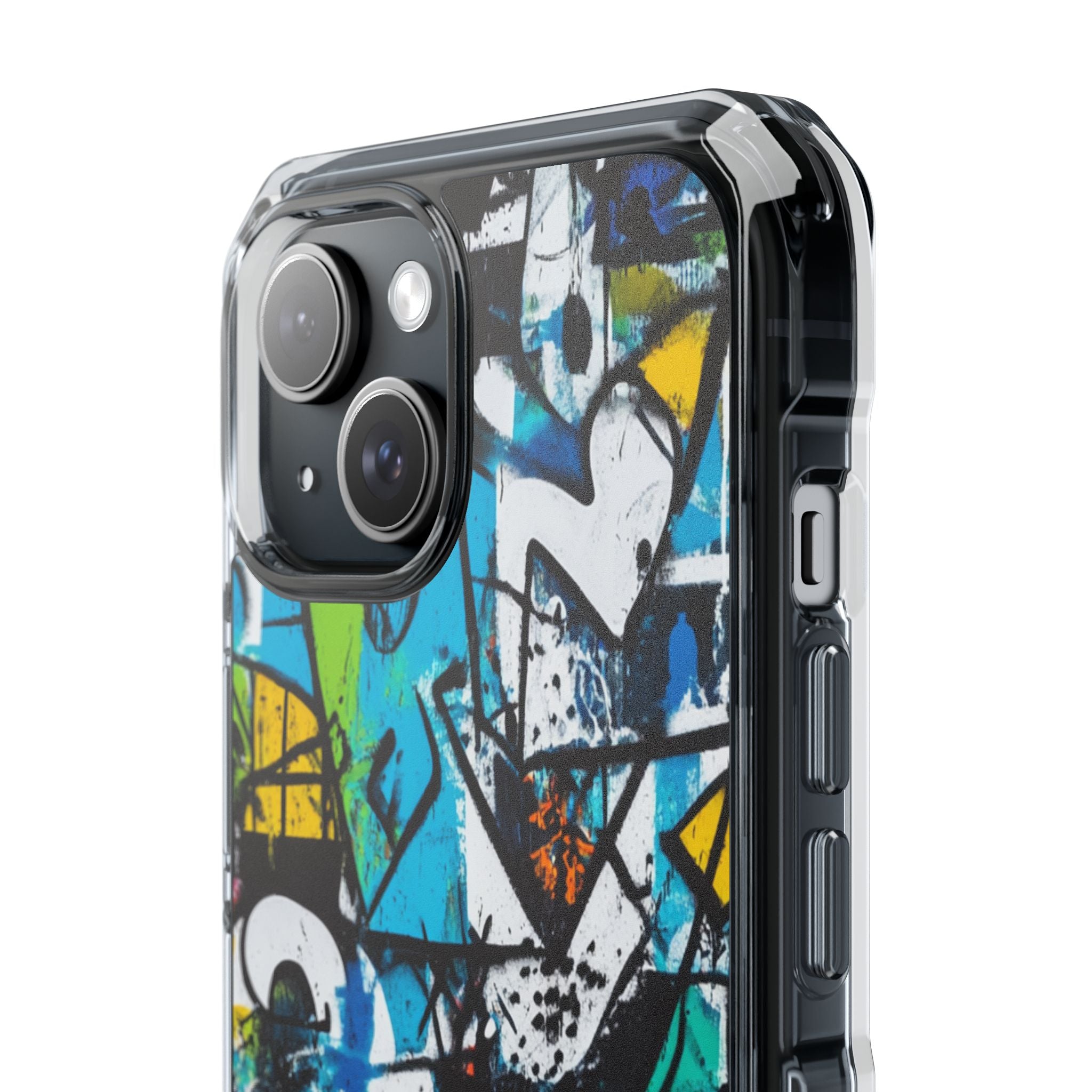 Jagged Spectrum iPhone 15 Case - Impact