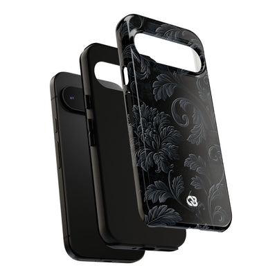 Obsidian Damask · Tough Phone Case for Pixel ·  Black