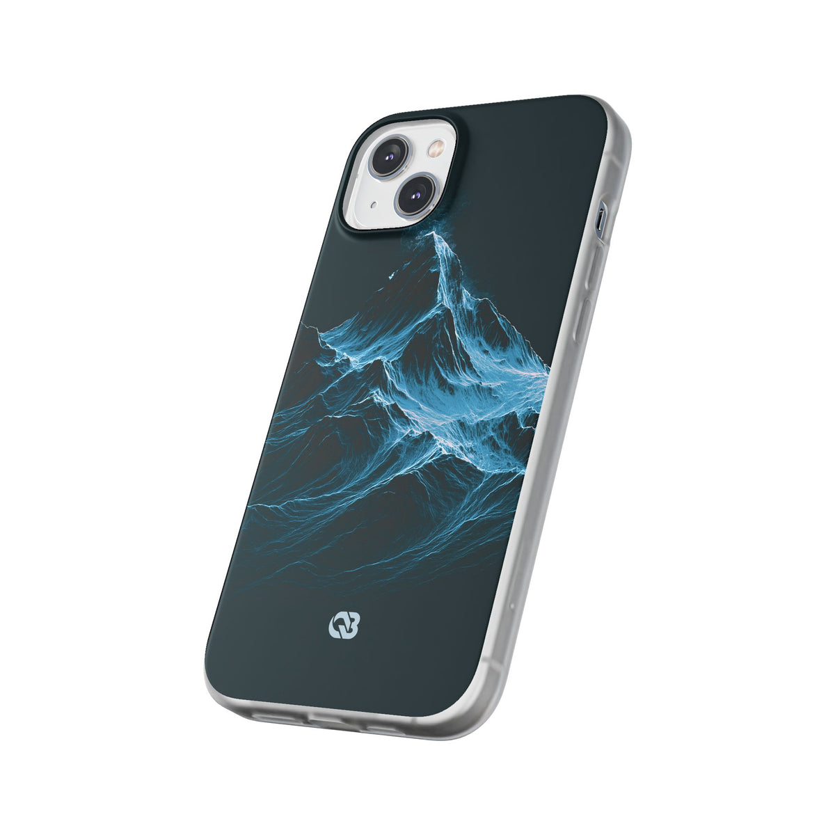 Nordic Frost Peak · Lite Phone Case for iPhone ·  Blue