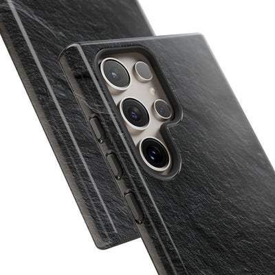 Obsidian Slate · Tough Phone Case for Samsung · Black