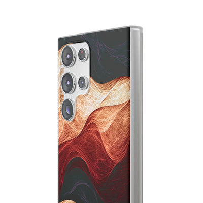 Ember Wave Dispersion · Lite Phone Case for Samsung · Red