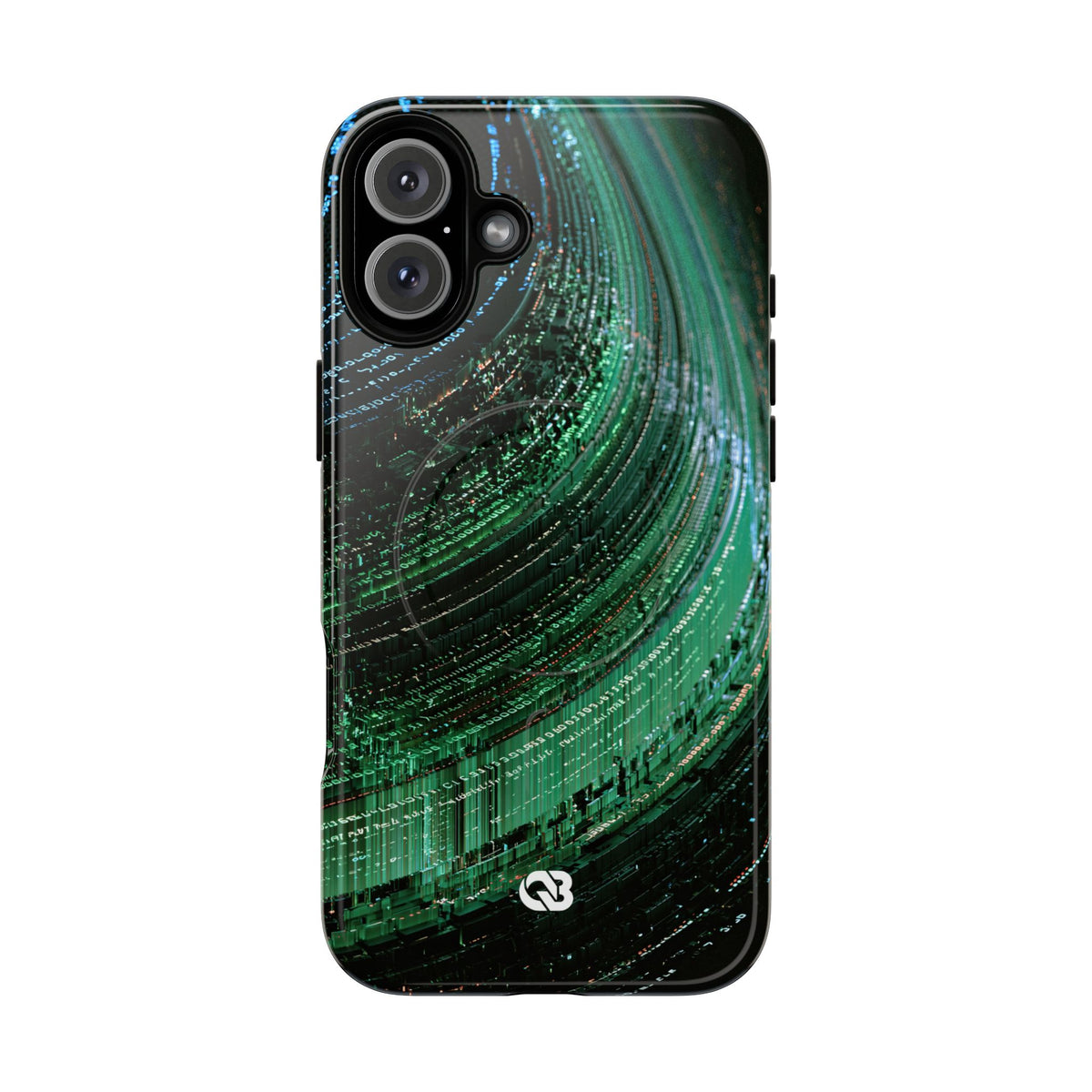 Orbital Data Stream · Tough 2.0 Magnetic Phone Case for iPhone · Green