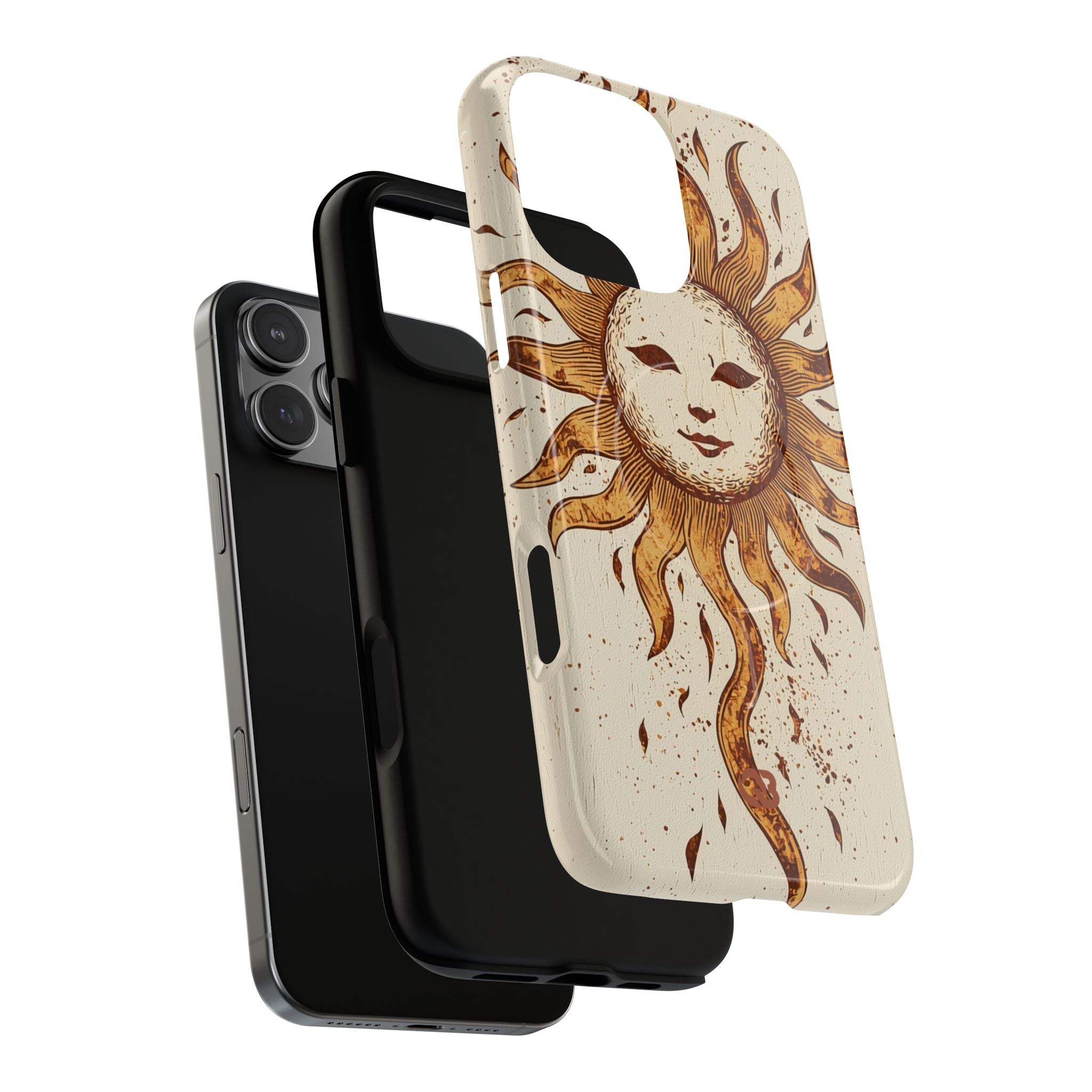 Rustic Solar Mask · Tough+ Phone Case for iPhone · Magsafe