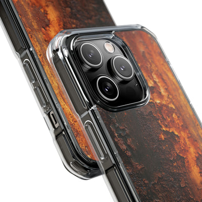 Orange Impact MagSafe Phone Case for iPhone - Oxidized Iron Crust