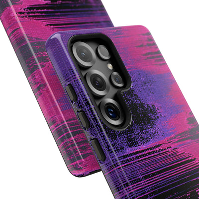 Neon Signal Shift · Tough Phone Case for Samsung · Purple