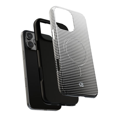Black Tough 2.0 Magsafe Phone Case for iPhone - Obsidian Halftone Flux